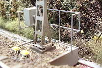 Set mit 2 Geländern für Einfassungsrahmen von Signalstandplätzen Spur 0