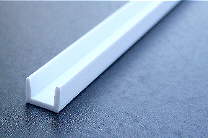 Polystyrol-Profil für Betonkanäle Gr. I Spur 0, 2 Profile zu 300 mm