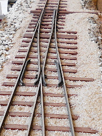 Spur 0n30 Einfache Weiche 7° Logging & Mining Railroard Track