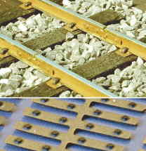 Schienenlaschen für die Nachbildung von Schienenstößen, Streifen zu 80 Stück