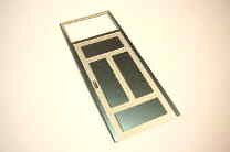 Haustüre mit Oberlicht, historisch, 24,5 x 61 mm, 0.6 mm Neusilberqualität